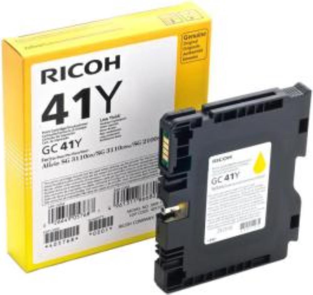 Картридж гелевый Ricoh Yellow GC41Y 2,2K (SG3100/SG3110/SG3120/SG7100)