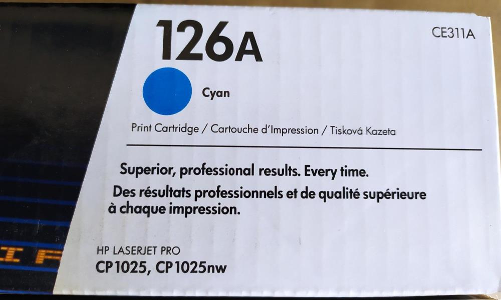 Картридж НР лазерный для HP LJ CP1025 Cyan