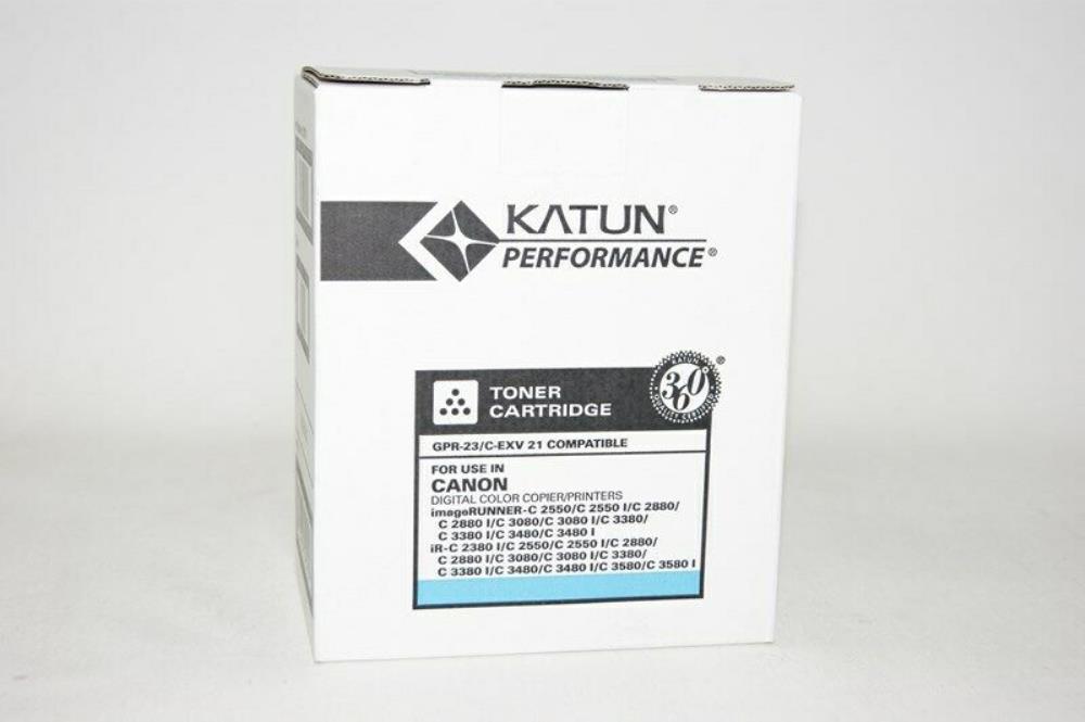 Тонер-картридж KATUN Canon C-EXV 21/GPR-23 IR C 2380/2880/3380/3580 (260g) Cyan